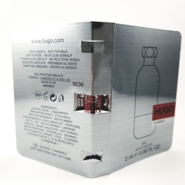 HUGO BOSS Туалетная вода Hugo Element 2 мл ПРОБНИК