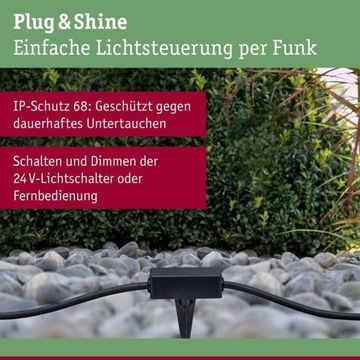 Датчик освещенности Plug & Shine IP67, 24 В, макс. 150 Вт