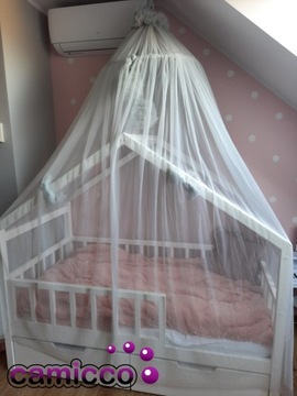 Тюлевая палатка BEDACHINE TIPI POMPONS PL
