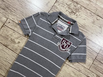 SUPERDRY Koszulka Męska POLO cotton w PASKI S