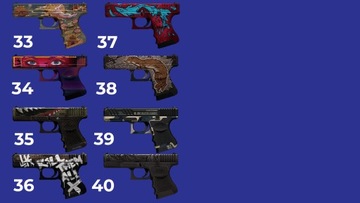 GLOCK SKIN GUN COUNTER-STRIKE IRL на подвеску ПОДАРОК ​​ПОДАРОК