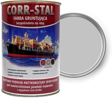 FARBA OKRĘTOWA NA RDZĘ OCYNK ALUMINIUM STAL METAL