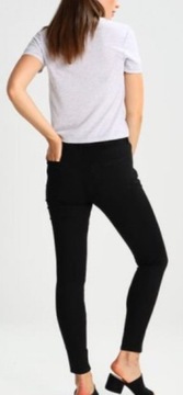 Spodnie jeansy damskie czarne Topshop Black 24/30