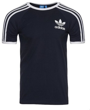 Adidas Originals t-shirt granatowy męski sportowy AZ8131 S