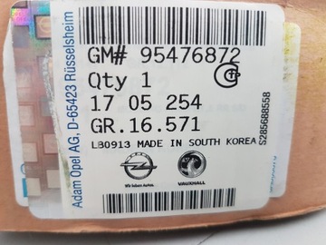 LIŠTA DVEŘE OPEL MOKKA - KPL. ORIGINÁLNÍ DO LAK