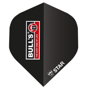 PIÓRKA DO DARTA RZUTEK BULLS CZARNE STANDARD