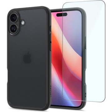 Pouzdro Spigen pro iPhone 16, silné, ochranné, stylové, pouzdro tvrzené sklo