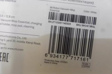 XIAOMI MI ROBOT VACUUM MOP ESSENTIAL KOMPLET