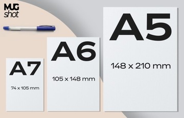Ulotki A6 300 sztuk PREMIUM - DWUSTRONNE | mat / błysk + wizualiazcja