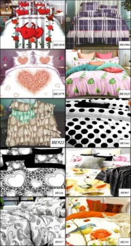 Комплект постельного белья 160x200 + простыни осеннее постельное белье разнообразные дизайны