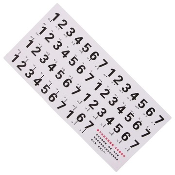 1 КОМПЛЕКТ НАКЛЕЙКИ С ЦИФРАМИ ДЛЯ КЛАВИАТУРЫ ПИАНИНО САМОКЛЕЯЩИЕСЯ НАКЛЕЙКИ ДЛЯ КЛАВИАТУРЫ