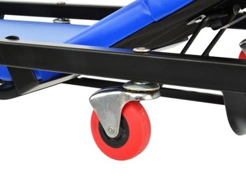 СТУЛ ДЛЯ МАСТЕРСКОЙ 40 ДЮЙМОВ С РЕГУЛИРУЕМОЙ СПИНКОЙ 100 Х 43 СМ, 6 ПОВОРОТНЫХ КОЛЕСА