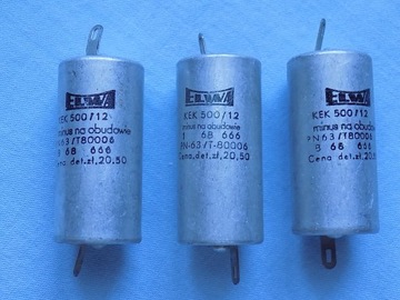 KONDENSATOR 500 UF/12 V
