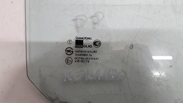 KORANDO II 2 96- SKLO (OKNO) PRAVÁ PŘEDNÍ