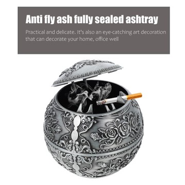 ЕВРОПЕЙСКАЯ ВИНТАЖНАЯ ПЕПЕЛЬНИЦА УКРАШЕНИЕ ДОМА ОТ ЯПЕЛЬНЫХ МУХ