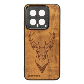 Dřevěné Pouzdro Bewood pro Xiaomi 14 Jelen Imbuia