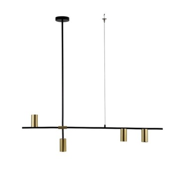 Lampa wisząca Arizona 4xGU10 czarno/złota LP-074/4PL BK/GD nowoczesny, klas