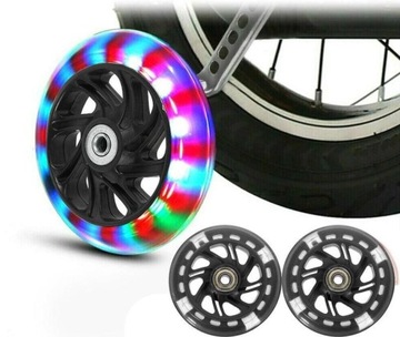 БОКОВЫЕ КОЛЕСА ДЛЯ ДЕТСКОГО ВЕЛОСИПЕДА ВЕЛОСИПЕДНЫЕ КОЛЕСА С ОСВЕЩЕНИЕМ ДЛЯ ОБУЧЕНИЯ ЕЗДЫ