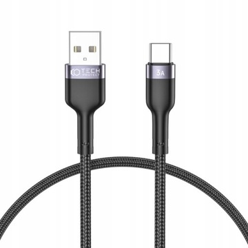 KRÓTKI KABEL USB-A TYPE-C 25CM DO - ANDROID AUTO