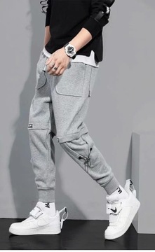 Mens Cargo Pants Harajuku Fashion Joggers Casual S