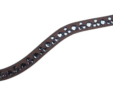 Повязка на голову QHP ELDORADO Коричневый/Морской [R: Cob]