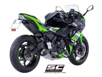 Выхлопная система SC-Project SC1-R GT Matt Black Kawasaki NINJA 650 2021-2022