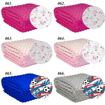 Одеяло двухстороннее Покрывало 80х160 Minky Patterns