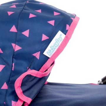 КОЛЯСКА ДЛЯ КУКЛЫ KINDERPLAY СКЛАДНАЯ СУМКА Глубокая Гондола С РЕГУЛИРУЕМОЙ РУЧКОЙ