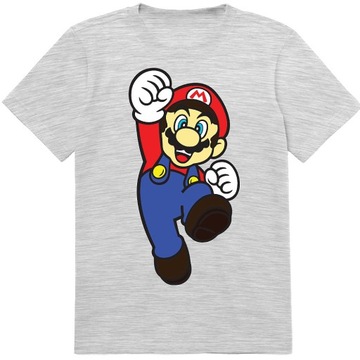 KOSZULKA DZIECIĘCA DLA DZIECKA T-SHIRT MARIO KART 104 110 JAKOŚĆ JAKOŚĆ