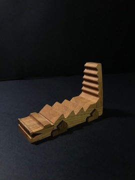 Деревянная подставка для телефона/планшета Крокодил