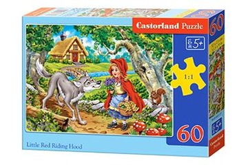 Puzzle 60 Czerwony Kapturek CASTOR NOWA