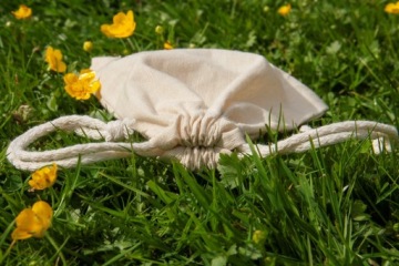 СУМКА ХЛОПКОВАЯ 15х20 см ECRU 145г ECO NATURAL BAG Польское Производство