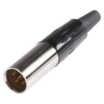 Hicon HI-XMCM5 Mini-XLR, 5-biegunowy, metalowy
