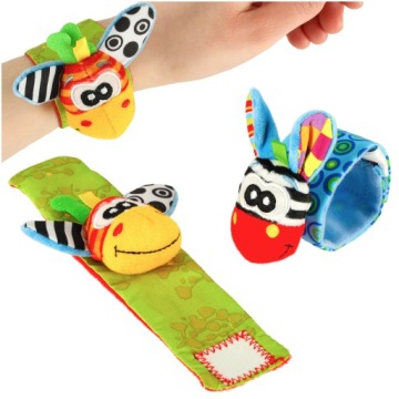 ПОГРЕМУШКА ИГРУШКА ДЛЯ РУК ЛЕНТА НАБОР ИЗ 2 ШТ.