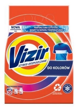 VIZIR ALPINE FRESH DO PRANIA KOLORÓW 1,1KG 20 PRAŃ