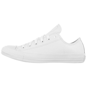 Buty Skórzane Trampki Converse Chuck Taylor 136823C Białe