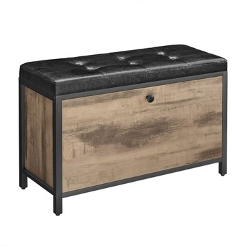 BENCH Сиденье с тумбой для обуви LOFT INDUSTRIAL