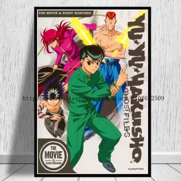 Plakat na płótnie YuYu Hakusho plakat Anime na płó