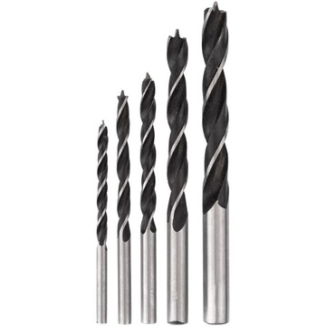 B0080 WIERTŁA DO DREWNA 4-10MM 5 SZTUK RICHMANN