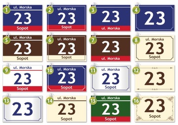 ТАБЛИЧКА АДРЕСНАЯ С НОМЕРОМ НОМЕРА ДОМА ПВХ 30х20 см