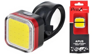 LAMPA PRZÓD PROX APUS COB LED 80Lm USB, AKU 350mAh