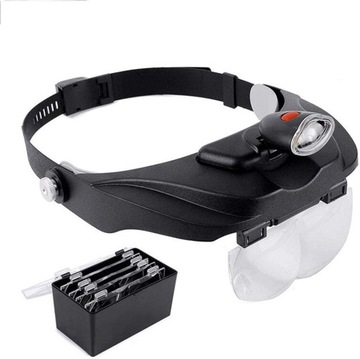 Portable Head-Mounted Glasses Magnifying Glass