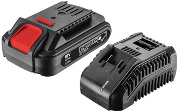 Zestaw akumulator 18V 2.0 Ah + ładowarka GRAPHITE ENERGY+ Li-lon 58GE131