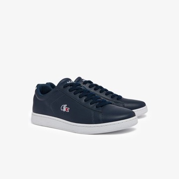 BUTY MĘSKIE SPORTOWE LACOSTE CARNABY EVO TRI22 1 SMA GRANATOWE rozm. 41