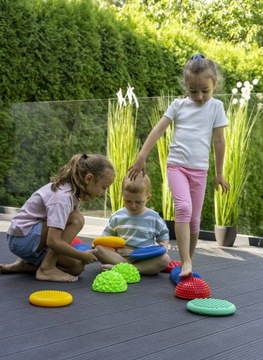 Сенсорный путь для детей, набор из 11 дисков для тренировки баланса