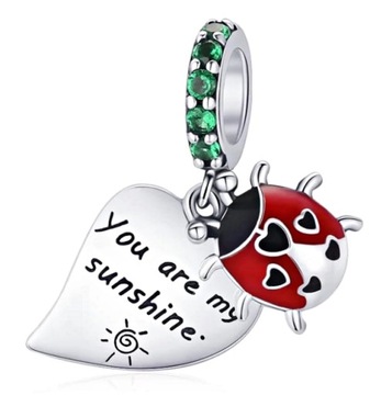 MD CHARMS you are my sunshine biedronka SREBRO 925