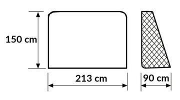 БОЛЬШИЕ МЕТАЛЛИЧЕСКИЕ ФУТБОЛЬНЫЕ ВОРОТА 213x150 СЕТКА