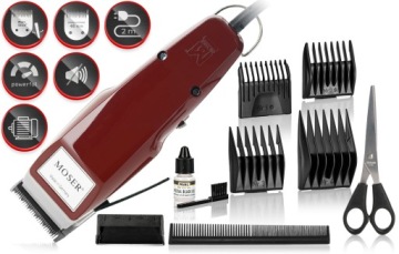 MOSER HAIR MACHINE 1400 STARBLADE 46mm + CAPS - PROFESSIONAL STEEL
