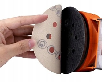 ШЛИФОВАЛЬНЫЕ ДИСКИ БУМАЖНЫЕ С ОТВЕРСТИЯМИ VELCRO 125 P40-P400