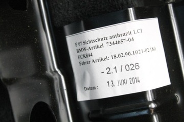7344657 JINÉ DÍLY VNITŘNÍ 520 D 135 2015 BMW 5 GRANÁT TURISMO (F07)